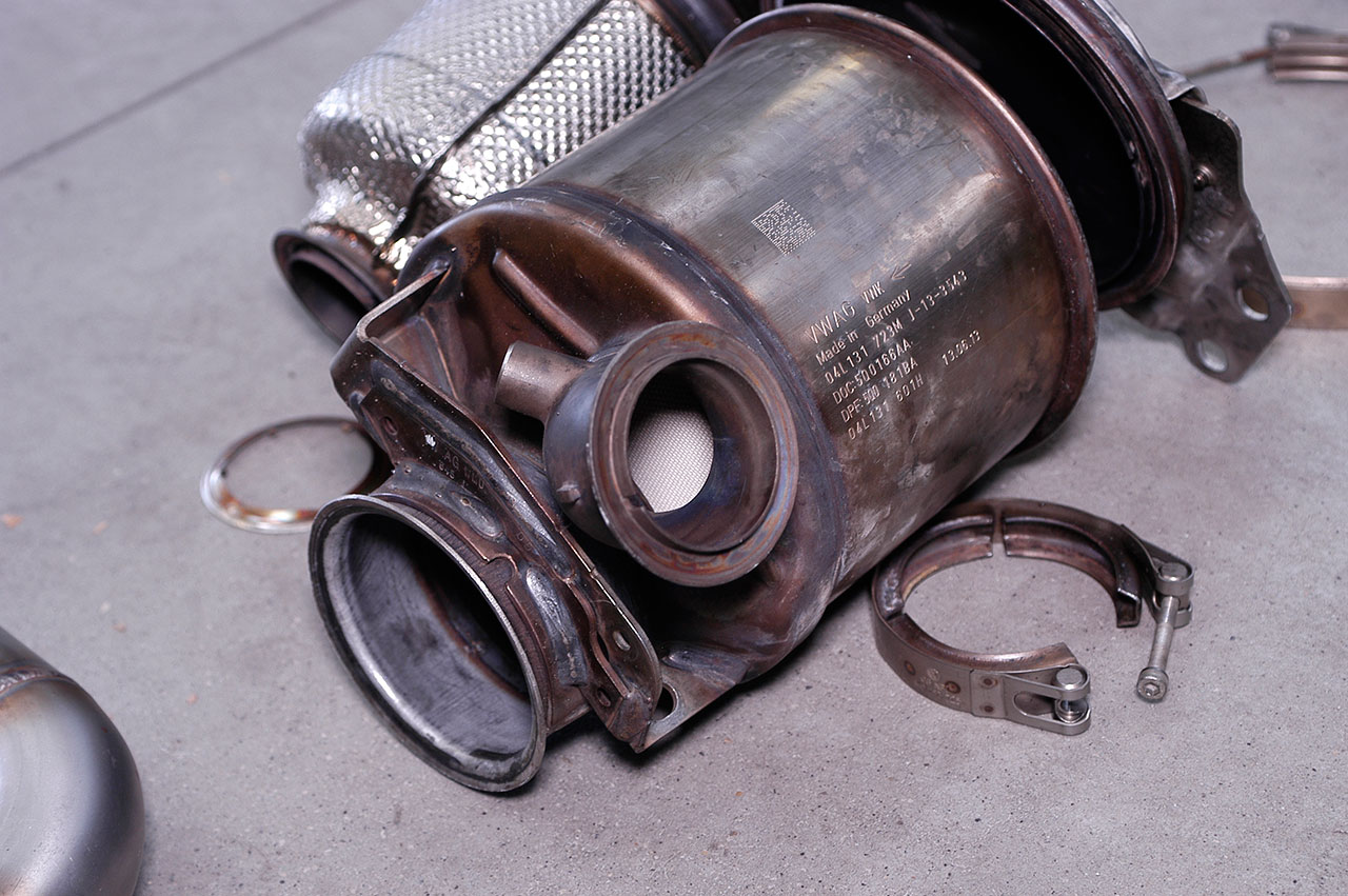 AUDI A3 8V Cabrio 1.6 TDI (110 Hp) 2013 Turbo Downpipe (replaces diesel soot filter) With sensor bun