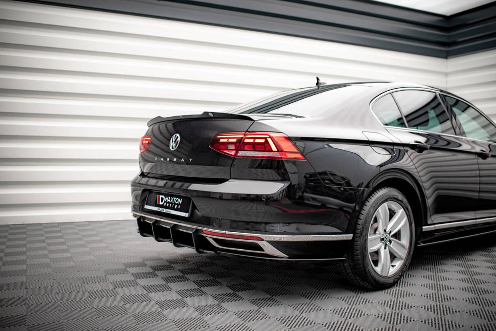 Street Pro Diffuser passend voor VW Passat B8 FL Maxton Glans Zwart