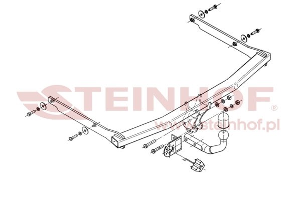 Trekhaak Ford Focus C-Max 2003-05/2008