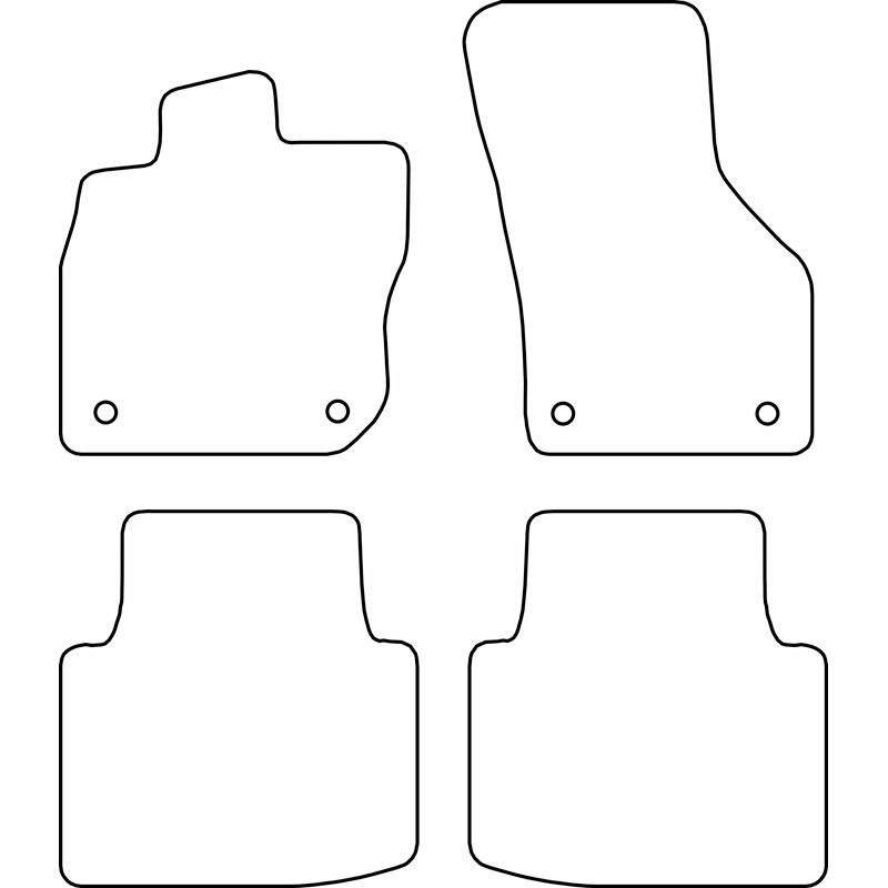 Set car mats  Volkswagen Passat (CJ5) Variant 2023-