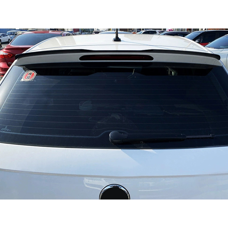 Roof spoiler (Spoiler Cap)  Volkswagen Polo VI (AW) 2017- (ABS Glossy Black)