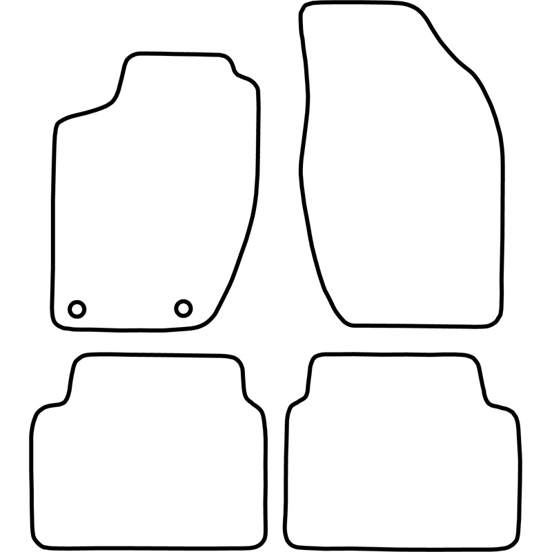 Set car mats  Fiat Croma 1986-1996