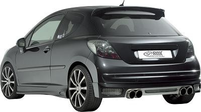 Rear bumper RDX skirt Peugeot 207 2006-