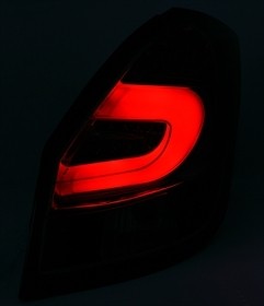 Rear lights Skoda Fabia LED 5J 07+ smoke