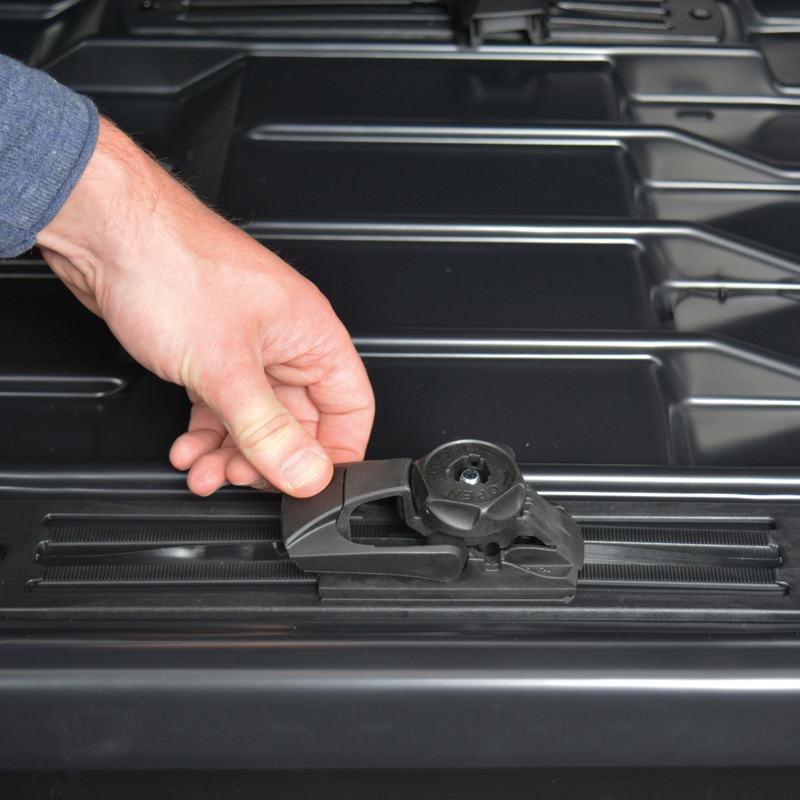 Twinny Load Roof box NXT 530 Liter Glossy-Black 201x90x40cm (Dual Side)