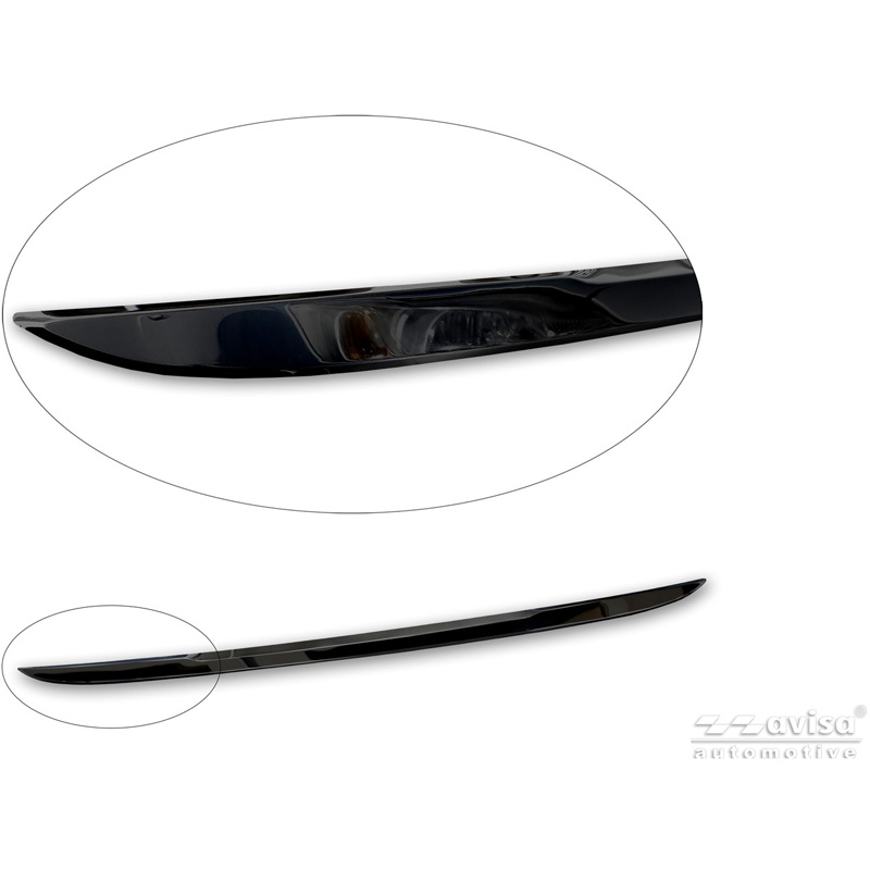 Avisa Black Chrome Stainless Steel Tailgate Trim  BMW 3-Series (G20) M-Sport Facelift 2018-2022, Facelift 2022-2024 & Facelift 2024-