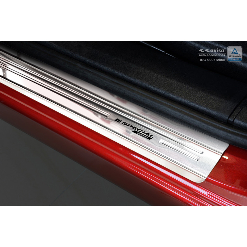 Inox door sill protectors  Nissan Qashqai I 2007-2013 - 'Special Edition' - 4-pieces