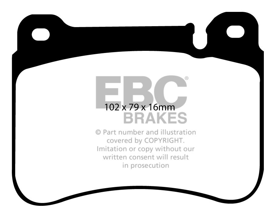 EBC Brakes MERCEDES CLK (C209) Models with Sport Package 2002-..