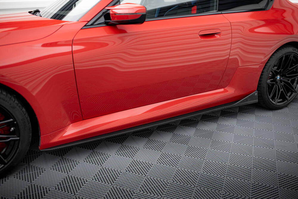 Zijskirts passend voor BMW M2 G87 Maxton Carbon