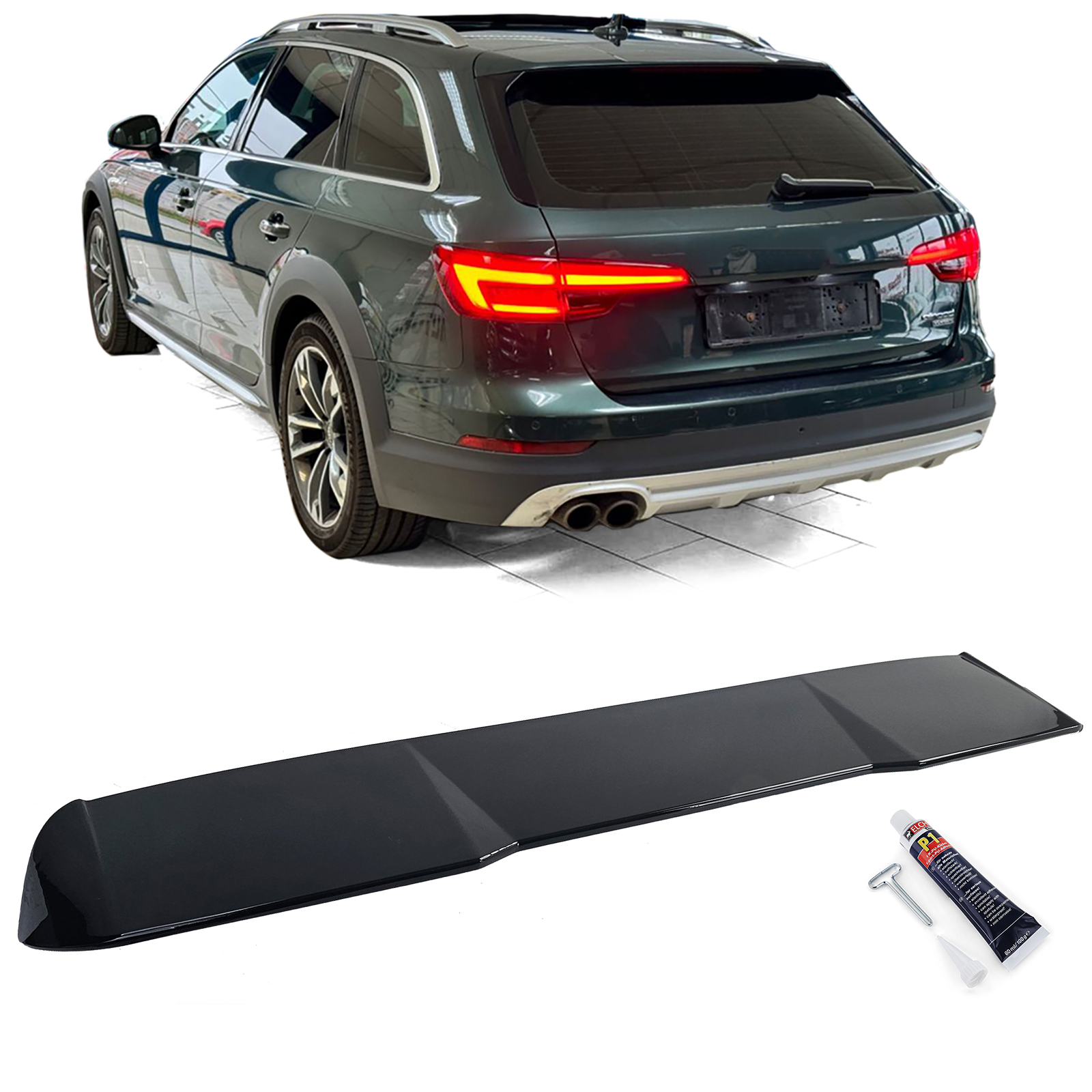 Dak Spoiler passend voor Audi A4 B8 08-15 Avant Allroad