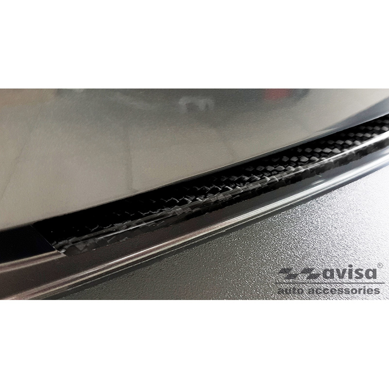 Real 3D Carbon Rear bumper protector  Mazda CX-30 2019- 'Ribs'