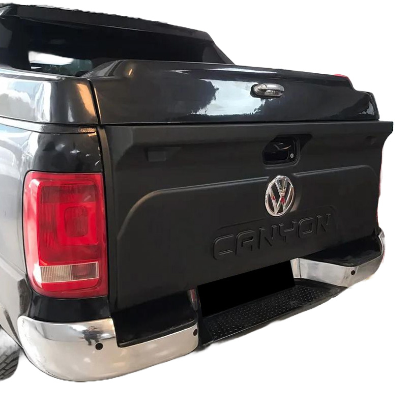 Tailgate Cover  Volkswagen Amarok MK1 2010-2022 - Version 2 - Matt black