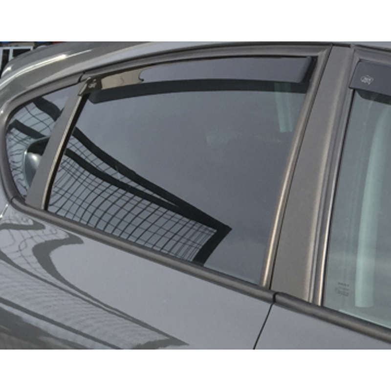DGA Wind Deflectors (Rear)  Seat Leon II (1P) 2005-2012 (2-pieces)