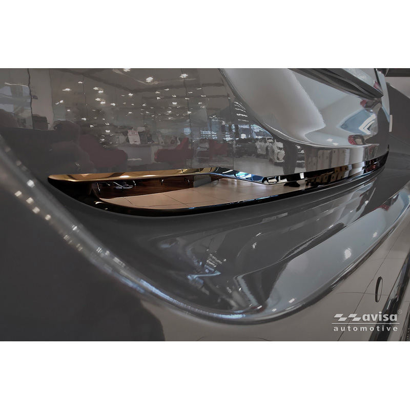 Avisa Black Chrome Stainless Steel Tailgate Trim  Toyota Yaris (P21) 2020-2024 & Facelift 2024-
