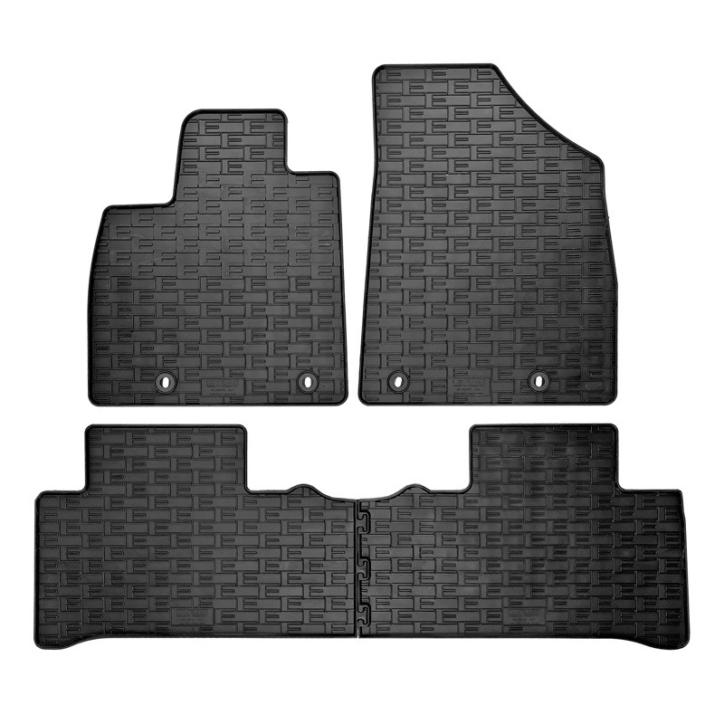 Rubber car mats set  MG Marvel R (EV) 2021- (4-pieces + fixing system)