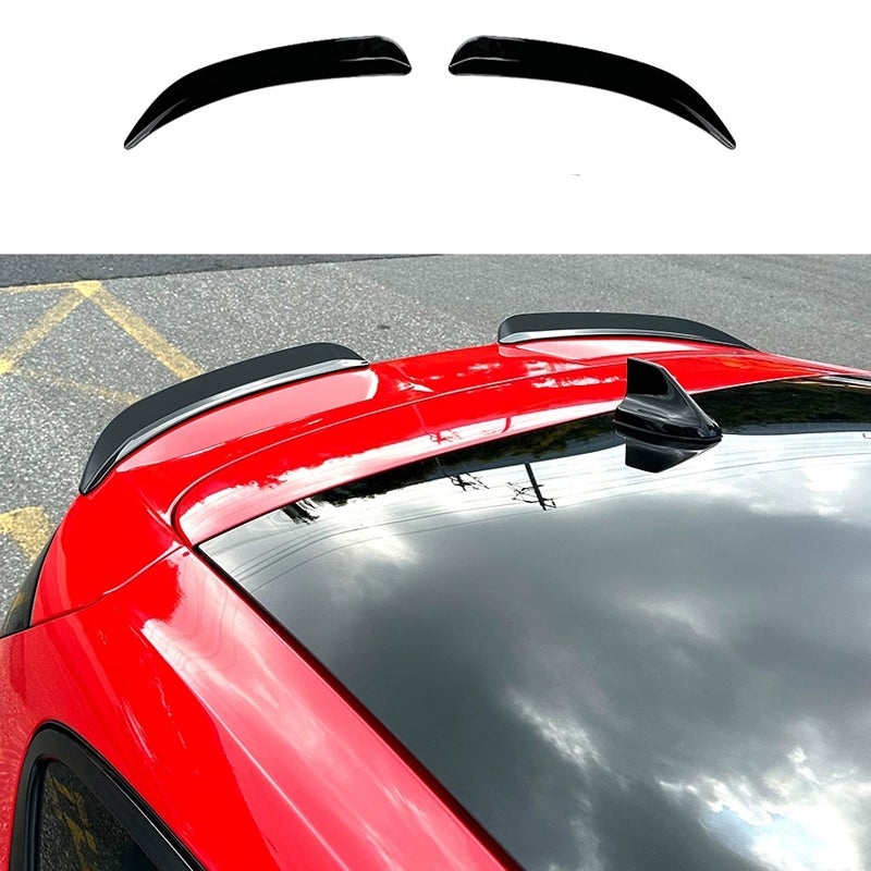 Roof spoiler (Spoiler Cap)  Ford Focus IV HB 5-doors ST & ST-Line 2018- (ABS Glossy Black)