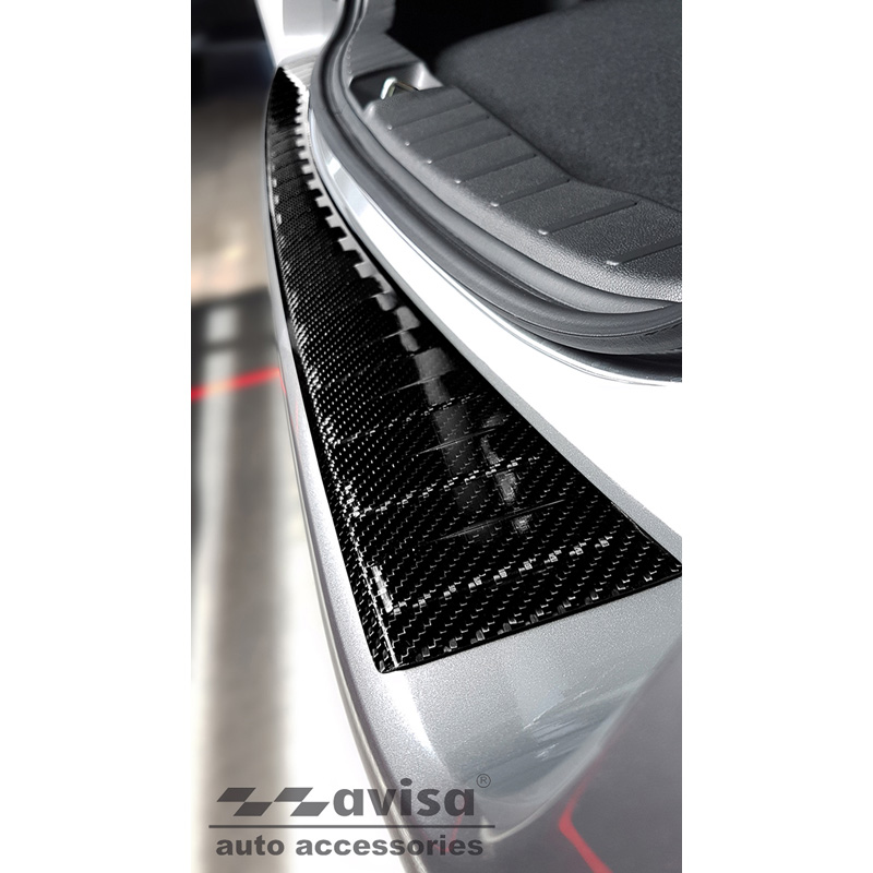 Real 3D Carbon Rear bumper protector  Mitsubishi ASX Facelift 2019- 'Ribs'