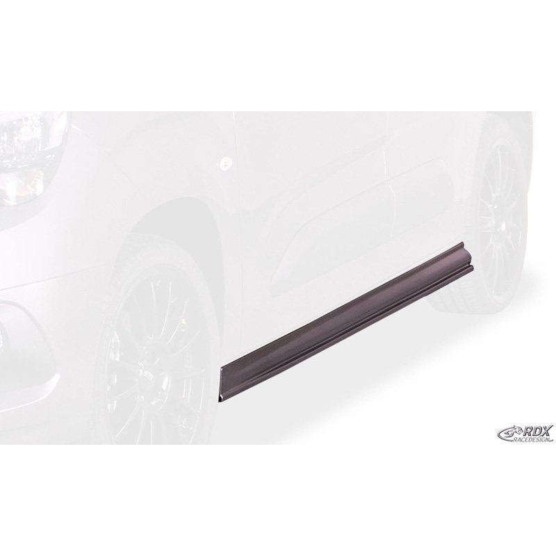 Side skirts  Opel Combo MPV 2018- 'Edition' (ABS)