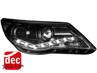 DAYLINE Headlights VW Tiguan 07-11 _ black
