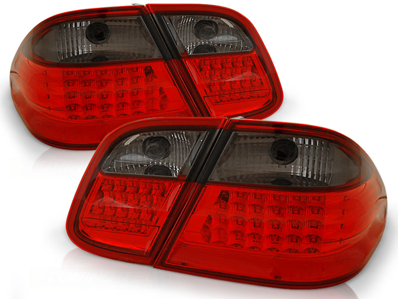 Description: LED Tail Lights for Mercedes W208 (1997-2002) Red/Black