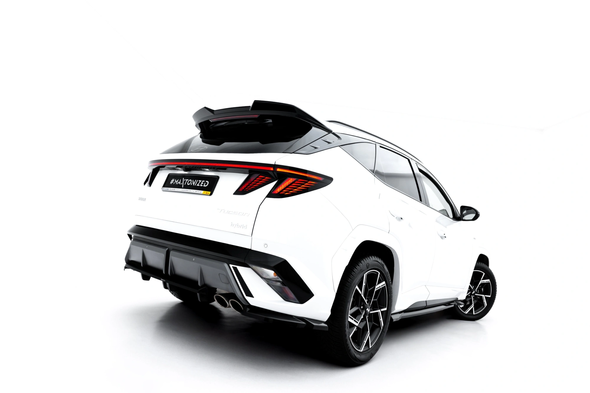 Diffuser Hyundai Tucson N-Line Mk4 Facelift Glans Zwart Maxton