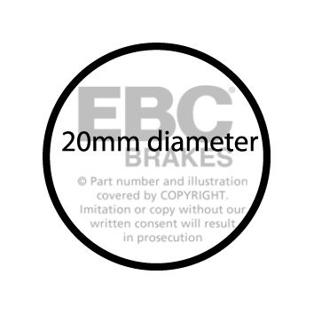 EBC Brakes CITROEN Mehari Handbrake Pads 77-88 Remblokken voorzi