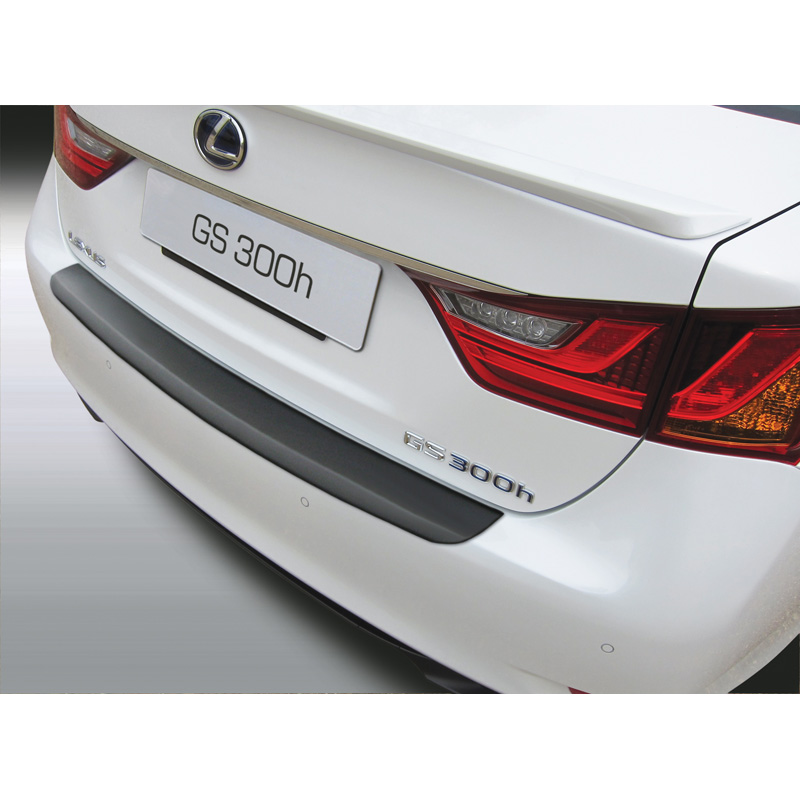ABS Rear bumper protector  Lexus GS 2012-2015 Black