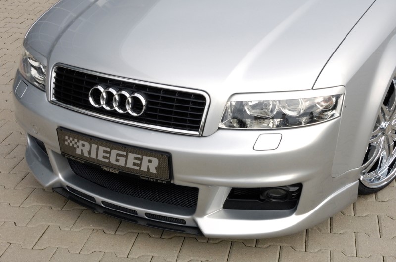 Spoilerzwaard Carboon-look voor Frontbumper Audi A4 8E Nieuw Des