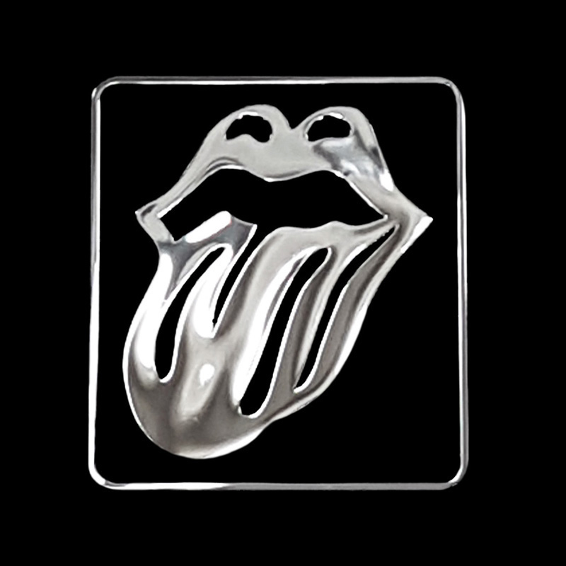Nickel Sticker 'Tonque' - 38x43mm
