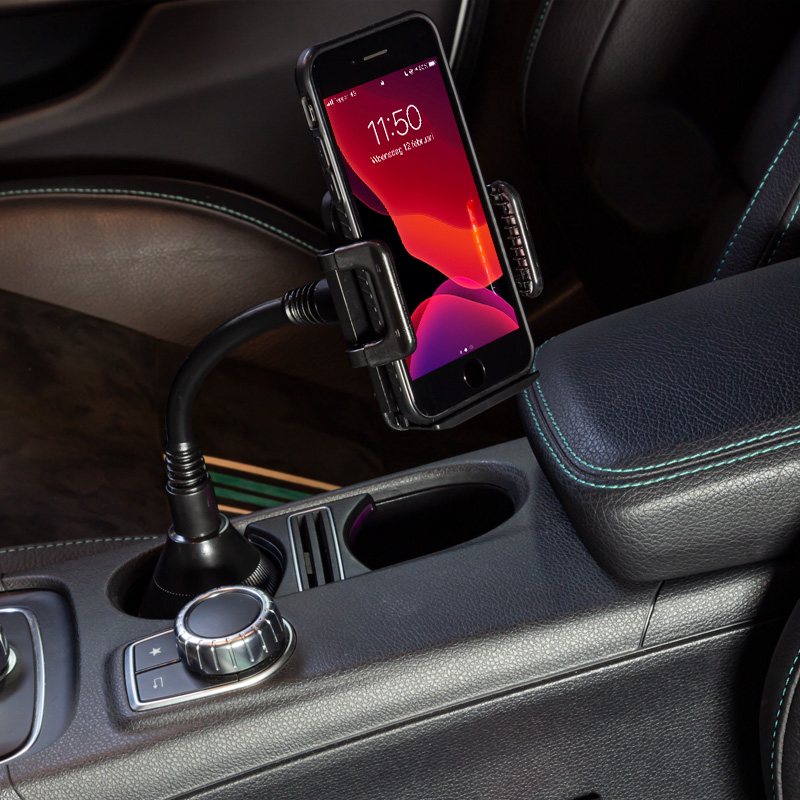 Universal Smartphone/Telephone/PDA/iPod Holder for Cup-Holder