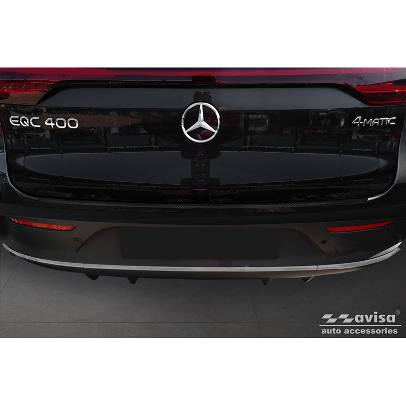 Real 3D Carbon Rear bumper protector  Mercedes EQC (N293) 2019-