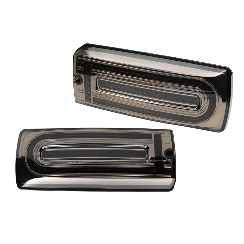 Set LED Tail Lights  Mercedes G-Class W463 G500/G550/G55/G63 AMG 1999-2018 - Smoke - incl. Dynamic Running Light