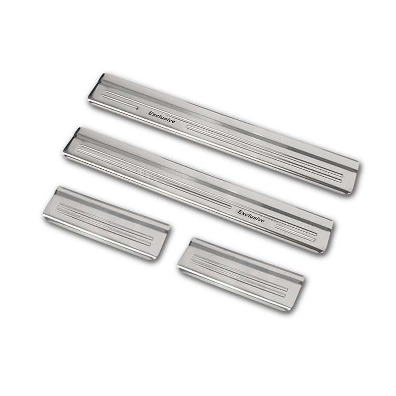 Stainless Steel Door sill protectors  Mazda CX-5 II 2017- incl. Facelift 'Exclusive' - 4-pieces