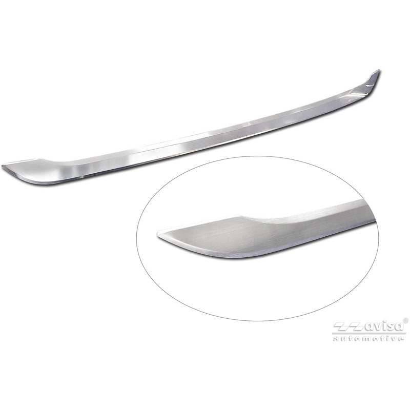 Avisa Brushed Stainless Steel Trunk Tailgate Trim Cover  BMW 3-Series Touring (G21) M-Sport Facelift 2022-