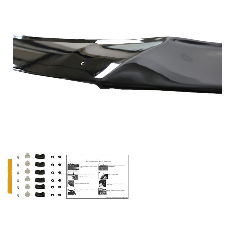 Bonnet Protector  Volkswagen Crafter MK2 2016- & MAN TGE MK1 PreFacelift 2016- - Gloss black