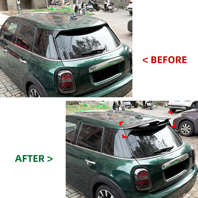 Roof spoiler 'JCW-Look'  Mini F55/F56 One/Cooper/S 2013-2024 excl. JCW/GP (ABS Glossy Black)