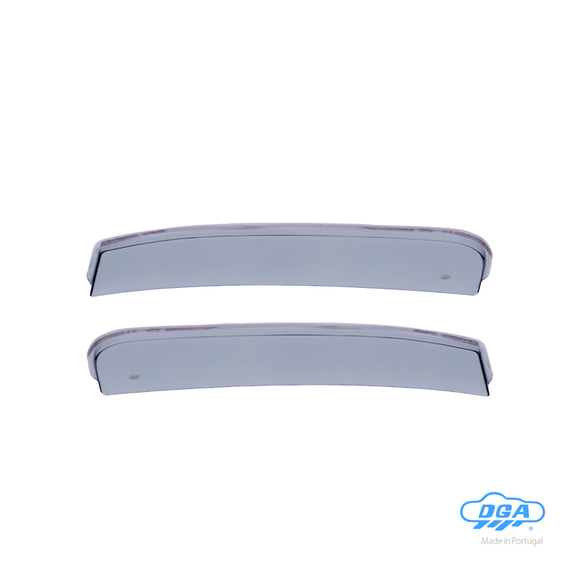 DGA Wind Deflectors  Ford Transit FBD 2-doors 2014- (2-pieces / short)