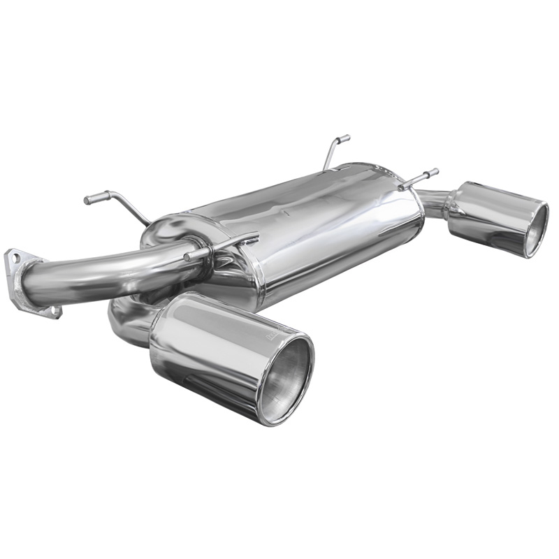 100% Inox Double Sport Exhaust  Toyota GT86 2.0 (200hp) 2013-2017 1x120mm Mega