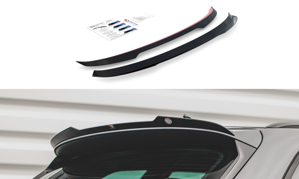 Spoiler passend voor Seat Leon ST FR MK4 Glans Zwart