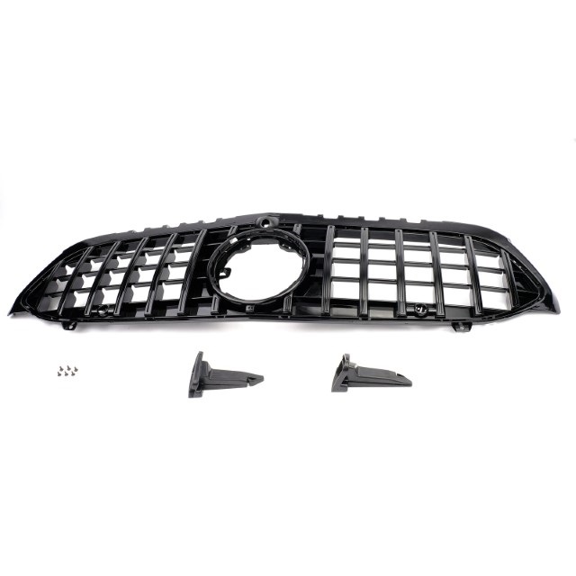 Grill passend voor Mercedes A klasse W177 GT-Look met Camera Zwart