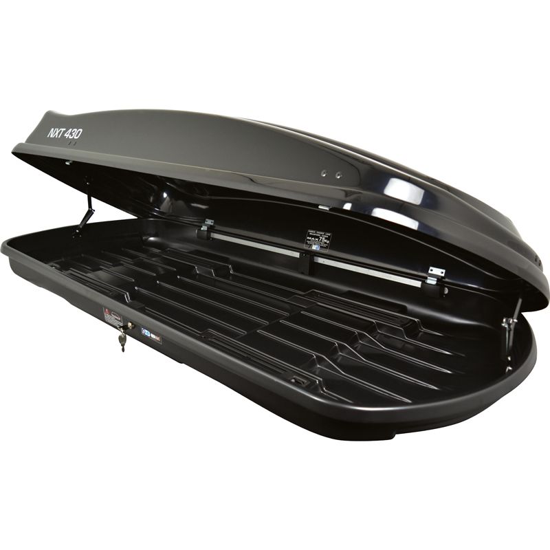 Twinny Load Roof box NXT 430 Liter Glossy-Black 190x78x38cm (Dual Side)