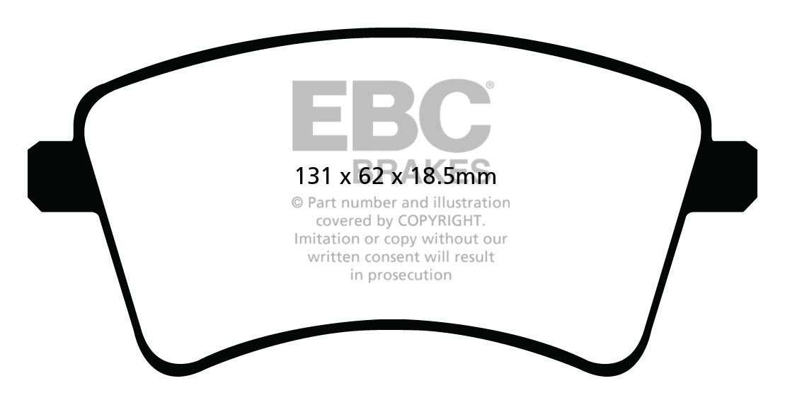 EBC Brakes RENAULT Kangoo 1.5 D (86) 2008-.. Remblokken voorzijd