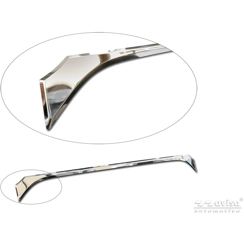 Avisa Chrome Stainless Steel Trunk Tailgate Trim Cover  Toyota Corolla Cross 2020-2025 & Facelift 2025-