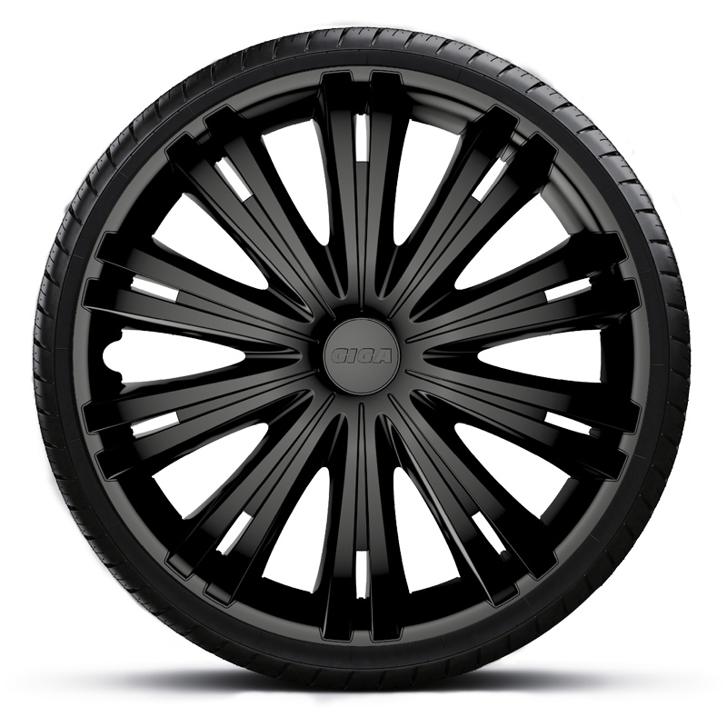 Set wheel covers Giga 16-inch mat black