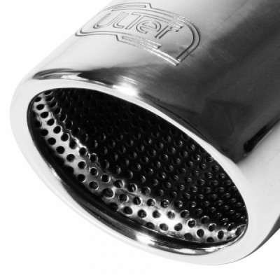 muffler VW Scirocco duplex 2008-2012 RVS eindstuk 90mm rond ul