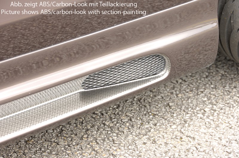 Sideskirts VW Bora ABS Carbon-look Rieger