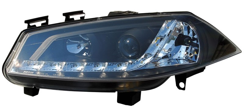 Headlights Renault Megane 03-.. LED Devil Eyes DRL look black