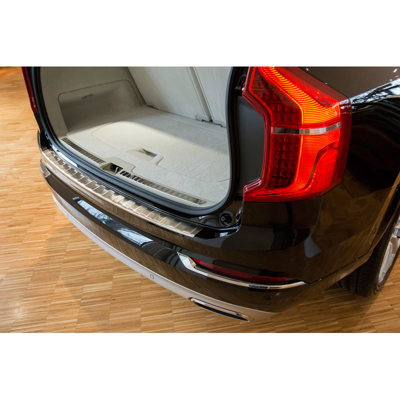 Stainless Steel Rear bumper protector  Volvo XC90 2015-2019 & all Facelift models 'Ribs'