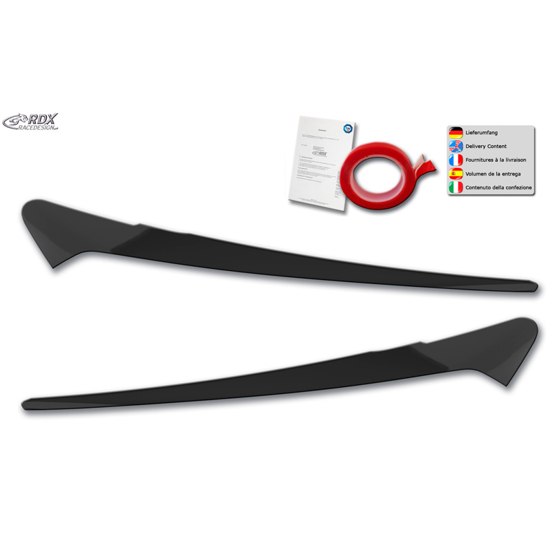 Head light spoilers  Seat Leon (KL) / Cupra Leon (KL) & Cupra Formentor (KM) 2020- & Seat Tarraco (KN2) 2019- (ABS)