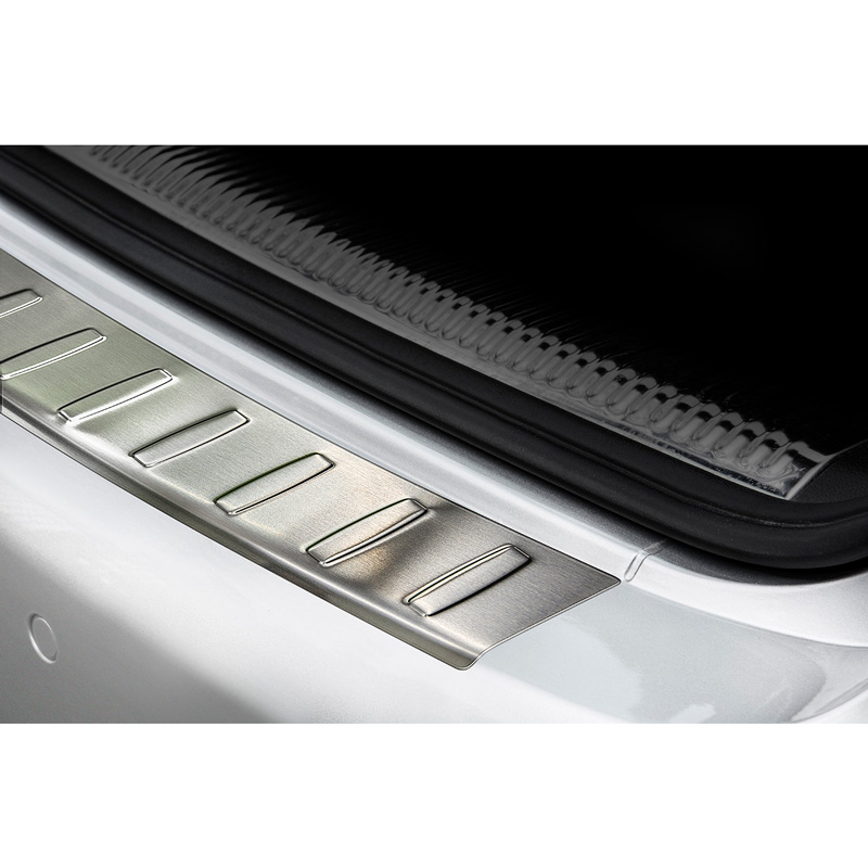 Stainless Steel Rear bumper protector  Audi A4 B8 Avant 2008-2012 excl. Allroad 'Ribs'